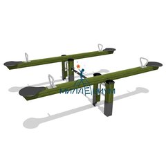 Качели-балансир двойной