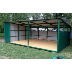 Веранда бюджет стандарт с кладовкой