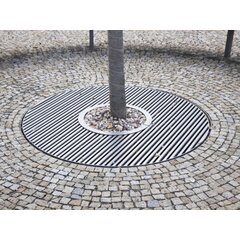 Приствольная решетка "Линия" круглая