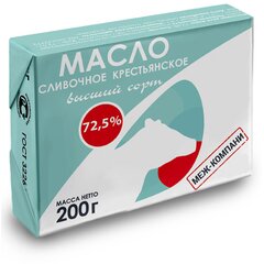 Крестьянское сливочное масло