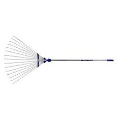 Грабли веерные раздвижные с алюминиевым черенком