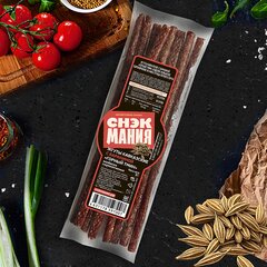 Жгуты сырокопченые кавказские с бараниной "С горным тмином" 80 г