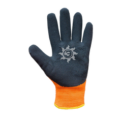 Перчатки акриловые с рифленым латексным покрытием утепл