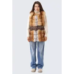 Жилет из лисы