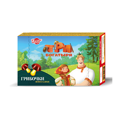 Печенье грибочки "ТРИ БОГАТЫРЯ" 45 гр.