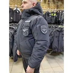 Куртка Полиция зима мужская укороченная Н/О