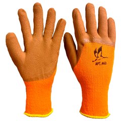 Перчатки рабочие утеплённые с вспененным латексным покрытием