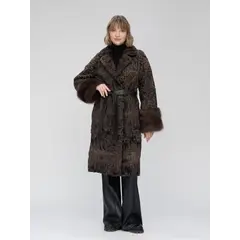 Шуба натуральная каракуль