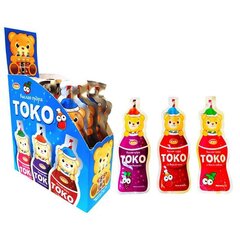 Кислая пудра "Токо" со вкусом винограда, колы, клубники