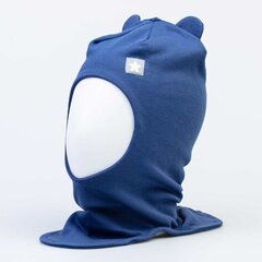 Шапка-шлем двухслойная синий