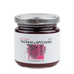 Ягодный джем Малина и брусника