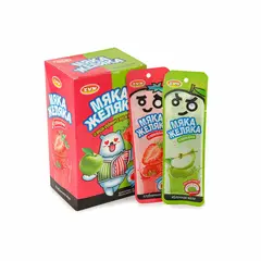 Десерт желейный ароматизированный "Мяка Желяка" со вкусом клубники и яблока