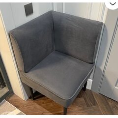 Угловая банкетка со спинкой