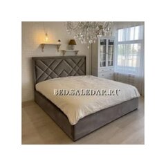 Кровать с изголовьем «Геометрия в рамке»