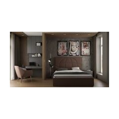 Кровать Флоренция с мягким изголовьем