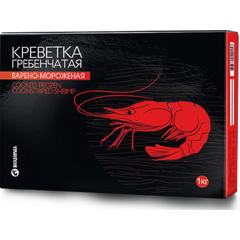 Креветка гребенчатая варено-мороженая PANDALUS HYPSINOTUS
