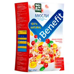 Мюсли BENEFIT Дикая клюква