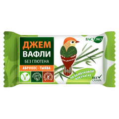 Вафли. Безглютеновые. Абрикос - Тыква без сахара. 21 г