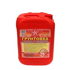 ГРУНТОВКА ГЛУБОКОГО ПРОНИКНОВЕНИЯ КАНИСТРА 10 Л (РУСЕАН)