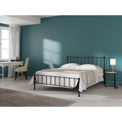 Металлическая кованая кровать Лайт (LITE) с двумя спинками