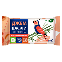 Вафли. Безглютеновые. Морковь - Абрикос без сахара. 21 г