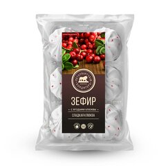 Зефир "Сладкая клюква" с ягодами клюквы
