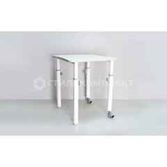 Стол ученический модульный одноместный с возможностью объединения для групповых занятий, регулируемый по высоте