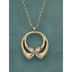 Колье из красного золота 585 пробы