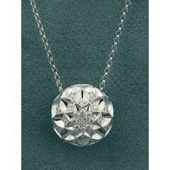 Колье из белого золота 585 пробы с бриллиантами