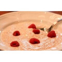 Каша овсяная со вкусом малины