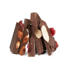 Молочный шоколад 50% с клюквой и миндалем, 175 г