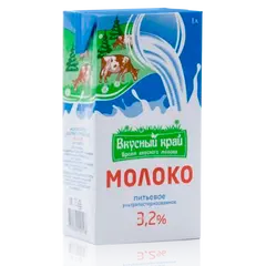 Молоко 3,2% "Вкусный край"