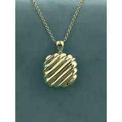 Подвеска из лимонного золота 585 пробы