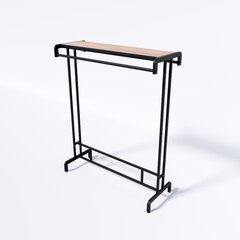 Вешало для джинс и брюк FORTE-PRO двухстороннее 1400х450, черного цвета