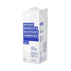 Молоко ультрапастеризованное БМК 3,2%