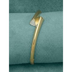 Браслет из лимонного золота 585 пробы C бриллиантами