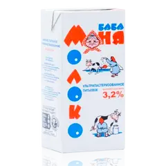 Молоко 3,2% ТМ "Баба Маня"