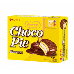 CHOCOPIE BANANA (чокопай банановый) 12 шт