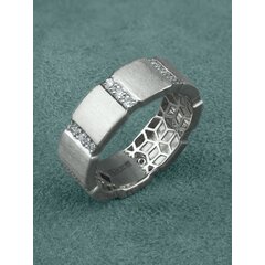 Кольцо из белого золота 585 пробы C бриллиантами