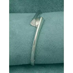 Браслет из белого золота 585 пробы C бриллиантами