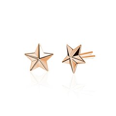 Звезда лейтенантская на погоны из золоченого серебра 925 пробы