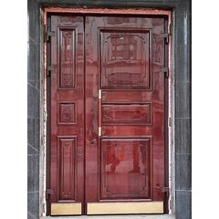 Дверной блок Бр-4 по пулестойкости и ТНТ 500 гр по взрывостойкости, двупольный 1450х2400 мм