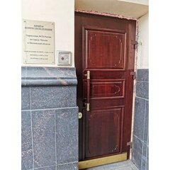 Дверной блок Бр4 по пулестойкости и ТНТ 500 гр по взрывостойкости, однопольный 950х2200 мм