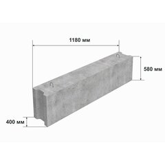 Фундаментный блок ФБС 12-4-6