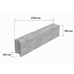 Фундаментный блок ФБС 24-3-6