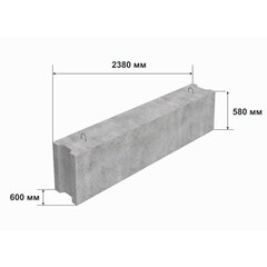 Фундаментный блок ФБС 24-6-6