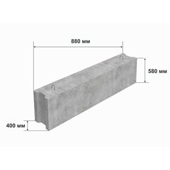 Фундаментный блок ФБС 9-4-6