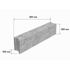 Фундаментный блок ФБС 9-6-6