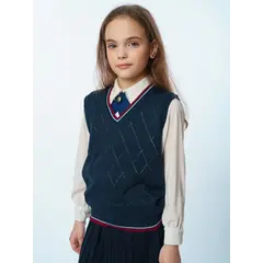 Жилет с красным бортом