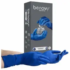 Перчатки латексные BENOVY HIGH RISK